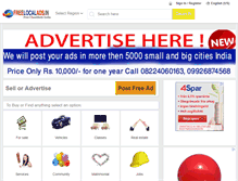 Tablet Screenshot of freelocalads.in